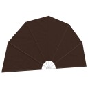 vidaXL Balkong privat skjerm Ø 400 cm Polyester Brun