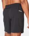 2XU Aero 7 Inch Shorts Black/Silver Reflective - S