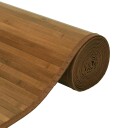 Teppe rektangulær brun 60x100 cm bambus 8721012368491