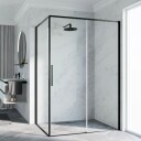 Novellini Riga F2P Fastvegg for 2PF Børstet Messing / 77cm