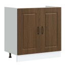  Vask underskap Kalmar brun eik 80x46x81,5 cm konstruert tre 8721158418005