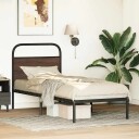  Sengeramme uten madrass brun eik 75x190 cm konstruert tre 8721158563910