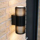 Home Décor FYRON Duo opp/ned vegglampe Svart   E27 IP54 utendørs