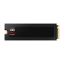 Samsung 9100 Pro 2TB M.2 NVMe SSD med varmespreder og kryptering