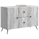  Serviesskap Grå sonoma 89 x 34,5 x 60 cm Konstruert tre