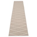 Pappelina Max matte 70x320 cm mud / vanilla