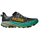 Hoka Women's Speedgoat 6 Black/Aloe Vera 40