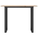  SpisebordO-ramme 100x50x75 cm heltre furu og støpejern 3282675