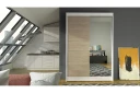 Garderobe Lino LED-belysning - Hvit/Eik
