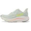 Hoka W Clifton 10 Sea Glass/Neon Flame