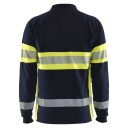 Blåkläder Poloskjorte 3438 Varsel, Marineblå/Gul XL