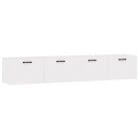 vidaXL Veggskap 2 stk hvit 100x36,5x35 cm konstruert tre