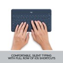 Logitech Keys-To-Go Trådløst Nordisk Bluetooth Tastatur Klassisk Blå