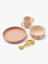 Liewood Vivi Printed Tableware Set Rosa