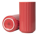 Lyngby Porcelæn - Lyngby vase 15,5 cm rød porselen
