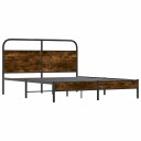  Sengeramme uten madrass røkt eik 150x200 cm konstruert tre 8721158564528