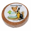 Glassunderlag kork 10 cm 2-pakning