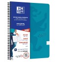 Oxford Touch Notebook A4 squared 5 mm soft touch cover twin-wire 180 pages