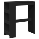  Barbord med stativer svart 90x40x103,5 cm konstruert tre 8721158386625