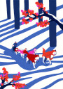 Dog Sled In the Snow Plakat Plakat / 50x70cm