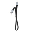 Dudao L10P USB-C til Lightning Kabel 20W 0,23m Svart