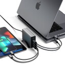 Satechi 165W USB-C 4-Port PD Lader Romgrå - Hurtiglading for Mac og iPhone
