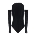 Twentyfourhaitch Dame Topper Svart S,