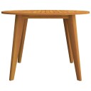 vidaXL Hagebord Ø110x75 cm heltre akasie