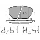 Bremseklosser MEYLE 025 221 3819/PD