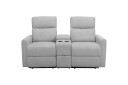 Recliner Dacoulas Lys grå, Stoff/tre - Lys grå, Stoff/tre