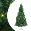  Kunstig juletre med 300 LED grønn 300 cm PVC og metall og plast
