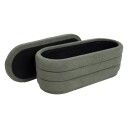 Benk HOME4YOU Hiro 104x44xh44 cm med oppbevaring Grønn   grønn