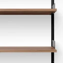 New Works New Works Bibliotekshylle Valnøtt/Svart
