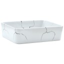 vidaXL Benkeservant hvit rektangulær 46x35,5x13 cm keramikk