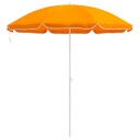 vidaXL Hageparasol 240 cm 170T polyester Oransje