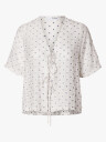 Selected Femme Zura Short Sleeve Top Hvit 38