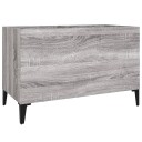  Hifi benk grå sonoma 74,5x38x48 cm konstruert tre