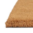  Dørmatte naturlig halvrund 50x80 cm tuftet kokosfiber 8721012224889