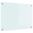  Kjøkkenbakplate Hvit 70 x 50 cm herdet glass
