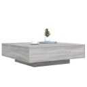  Salongbord grå sonoma 100x100x31 cm konstruert tre 836600