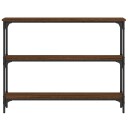  Konsollbord brun eik 100x22,5x75 cm konstruert tre 8720845419806