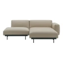 Muuto In Situ 2 seters modulsofa   Konfig 7   Ecriture240/Svart