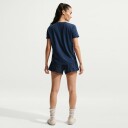 Nike Dri FIT One Classic SS Top Dame Midnight Navy/White M