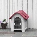 Northio Vanntett Utendørs Hundekennel Med Takluke