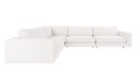Rowico Home Duncan hjørnesofa Hvit Bobby 1 345 x 233 x 78 cm Hvit