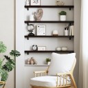 vidaXL Vegghylle m?rkegr? 80x10x4 cm behandlet heltre eik