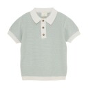 En Fant Knit Polo Jadeite (98 /3 år)