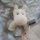 Mummitrollet Rangle Hvit