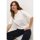 Kaffe Dame Strikkevarer Hvit 2XL,