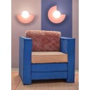 Swedish Ninja - Candy Big Circle 270 S Vegglampe Electric Blue Swedish Ninja